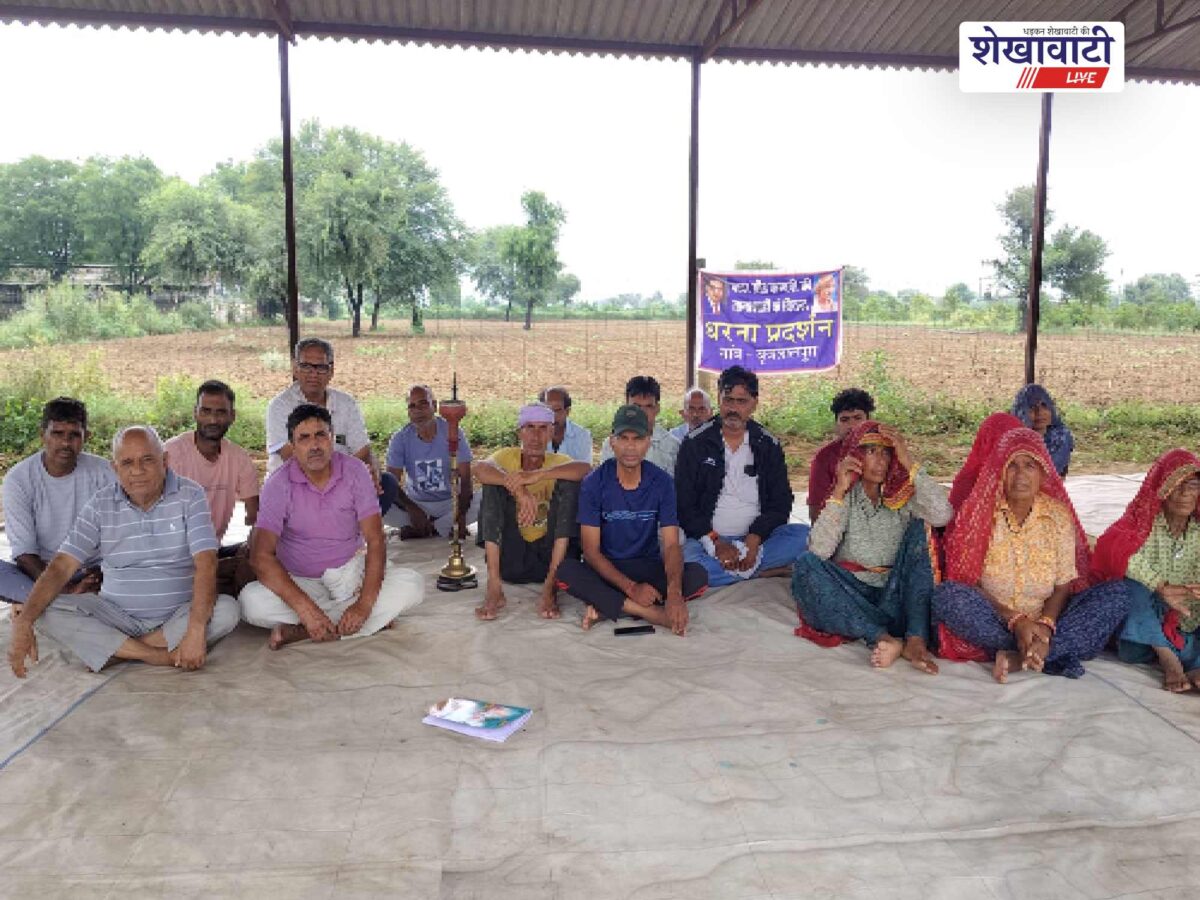 brijlalpura-power-grid-alignment-protest-day-13-chirawa