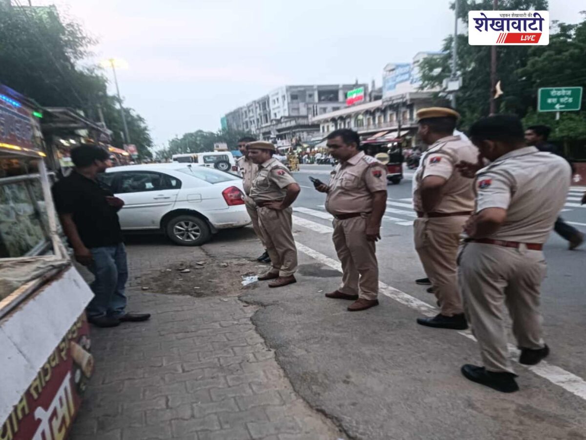 jhunjhunu-road-number-1-encroachment-action-15-vehicle-challans