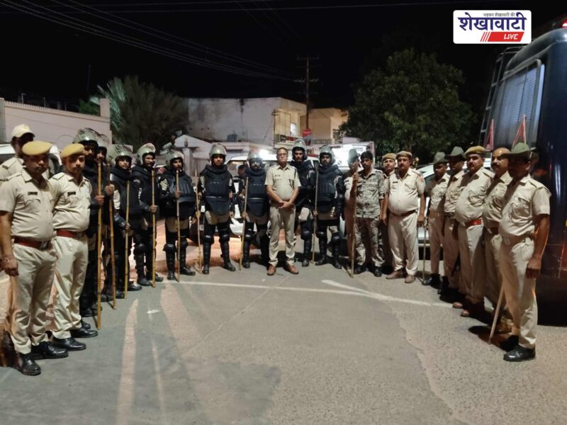 jhunjhunu-municipal-election-police-flag-march-security
