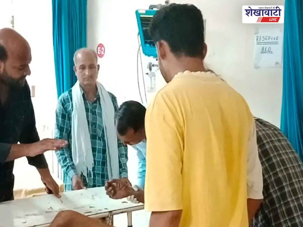 churu-electrician-technician-electric-shock-falls-from-pole-hospitalized