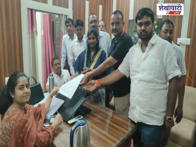 chirawa-municipality-election-nomination-withdrawal-mahendra-chejara-pariksha-bedwal-bjp-support