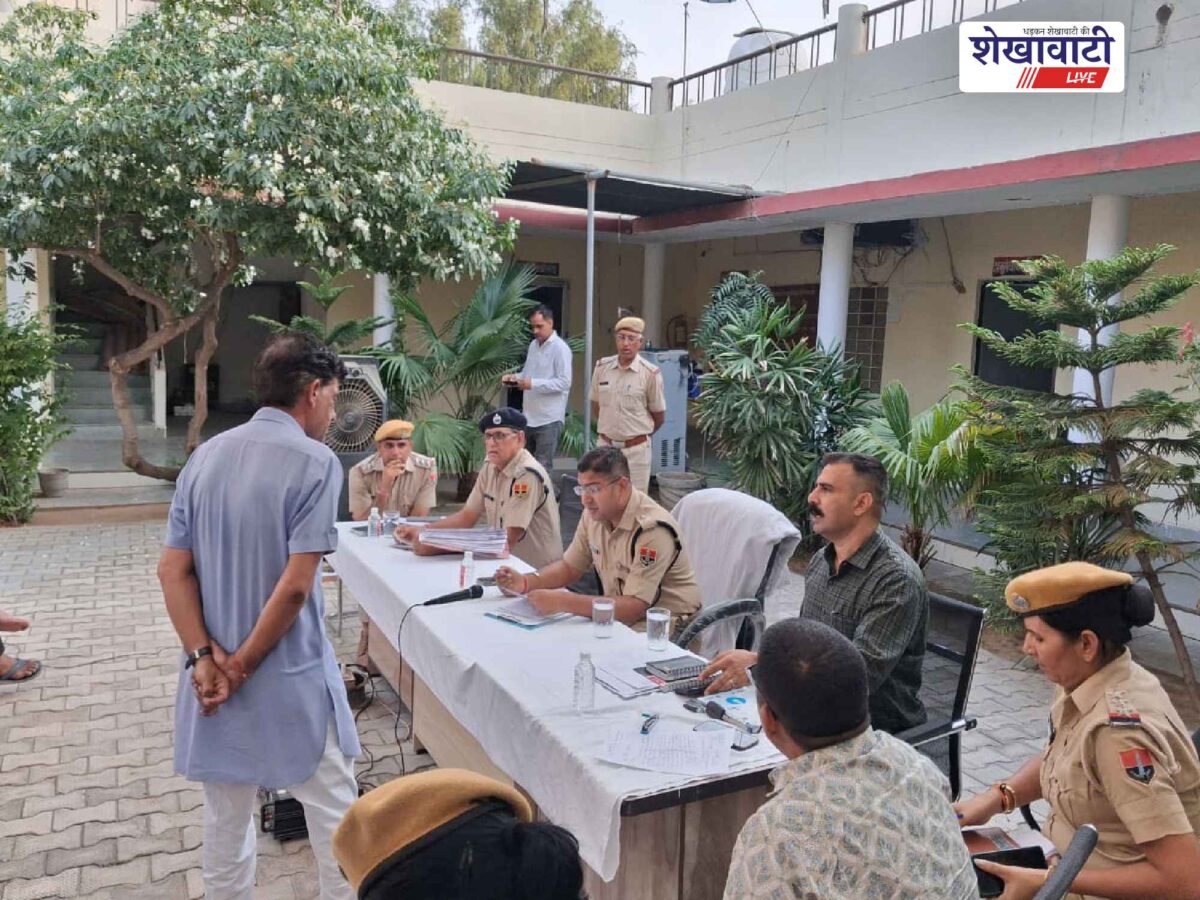 jhunjhunu-sp-kavendra-singh-sagar-public-hearing-sadar-police-station