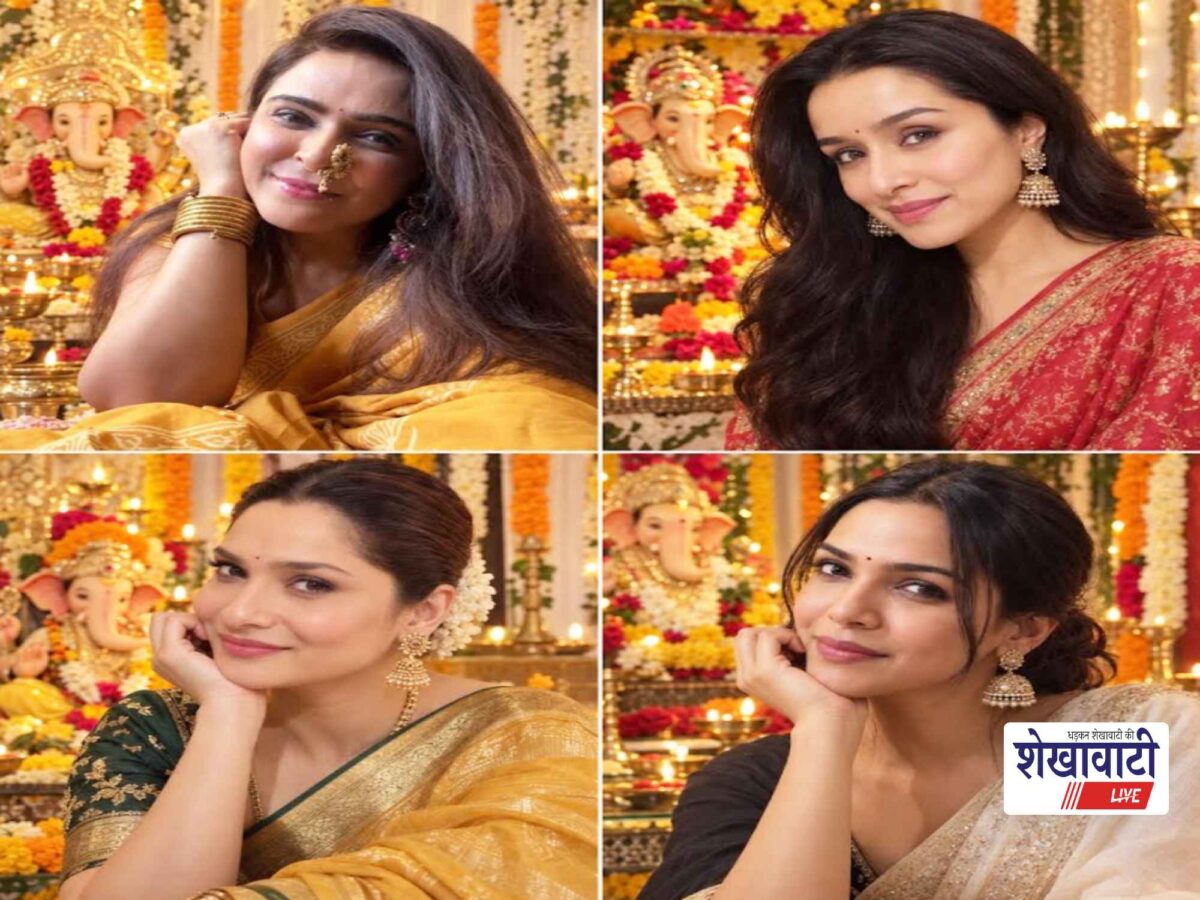 ganesh-utsav-celebrity-nath-style-shraddha-kapoor-ankita-lokhande
