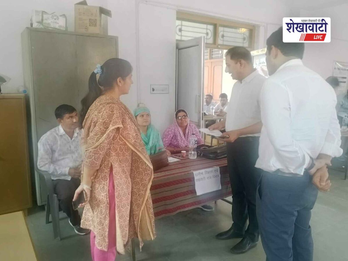 sikar-seva-setu-camp-inspection-induction-stove-distributed