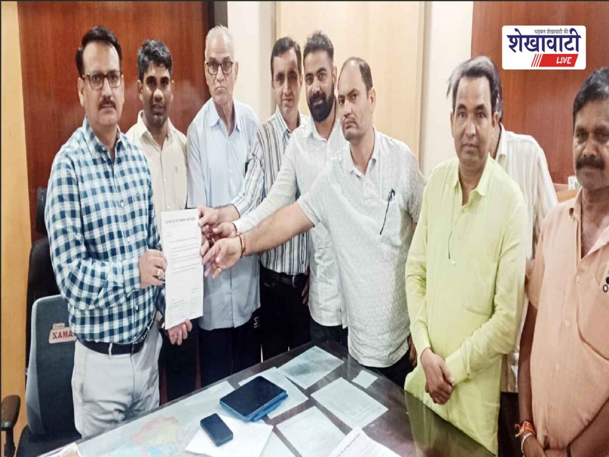 sikar-nawalgarh-road-waterlogging-drainage-problem-memorandum