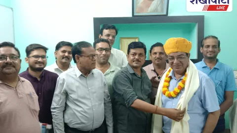 तहसीलदार सज्जन लाटा का सम्मान समारोह रतनगढ़ में आयोजित