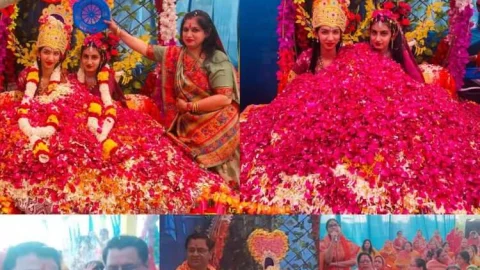 खेलो खेलो संग हमारे कान्हा फूलों की होली