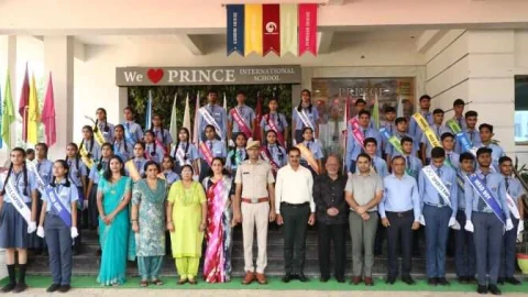 प्रिंस इंटरनेशनल स्कूल में छात्र कैबिनेट का गठन, श्रीजा हैड गर्ल, मनदीप हैड बॉय