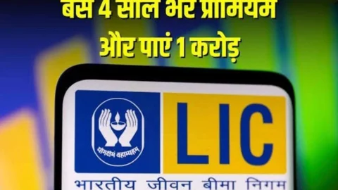 LIC New Policy: LIC ने लॉन्च किया फाडू स्कीम, 4 महीने भरे प्रीमियम, फिर आपको मिलेगा पूरा एक करोड़ का रिटर्न