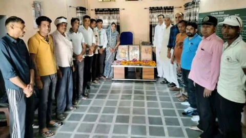 क्रांतिकारी शहीद भगत सिंह, राजगुरु और सुखदेव का बलिदान दिवस मनाया