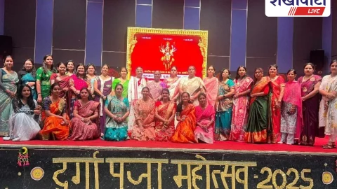 झुंझुनूं में JJT यूनिवर्सिटी में दुर्गा महोत्सव की धूम