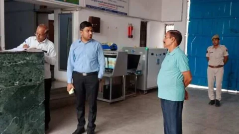 जिला कारागृह का किया साप्ताहिक निरीक्षण