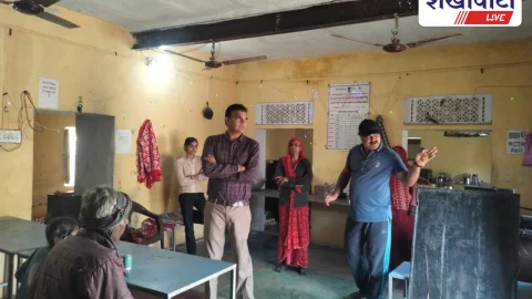 Sikar News: श्री अन्नपूर्णा रसोई का औचक निरीक्षण