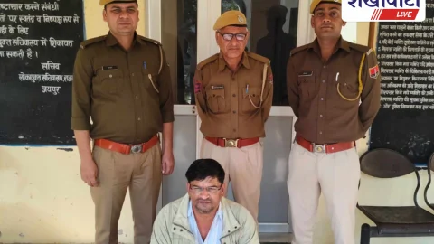 मण्डावा में हत्या प्रयास मामले का फरार आरोपी अरेस्ट