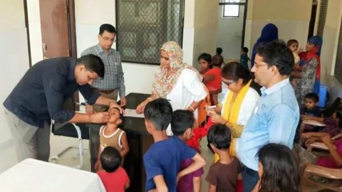 उप राष्ट्रीय पल्स पोलियो टीकाकरण का शुभारंभ