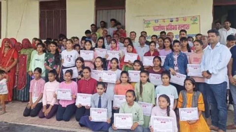 नरहड़ गांव में आयोजित हुआ विशाल भव्य ग्रामीण प्रतिभा तलाश और करियर सेमिनार