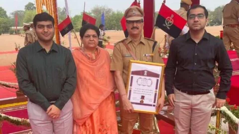 राजेंद्र नैनं राष्ट्रपति पुलिस पदक से सम्मानित