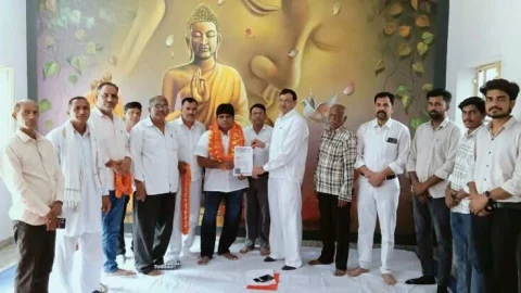 राजस्थान मेघवाल परिषद् के नव नियुक्त संभाग प्रभारी मोरदिया का किया सम्मान