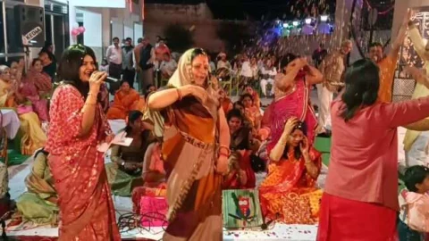 पहली बार लाम्बी माता मंदिर तक पदयात्रा रवाना, कल रात पहुंचेंगे केड