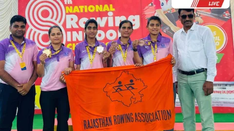 राष्ट्रीय नौकायान में राजस्थान की बेटियों ने जीते 3 पदक | sikar