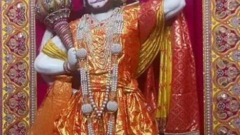 हनुमान महोत्सव पर मुनि आश्रम बालाजी मंदिर में महाआरती व प्रसादी 23 अप्रैल को
