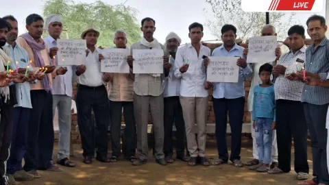 राष्ट्रीय जाट महासंघ ने की पहलगाम आतंकी हमले की निंदा, कैंडल मार्च