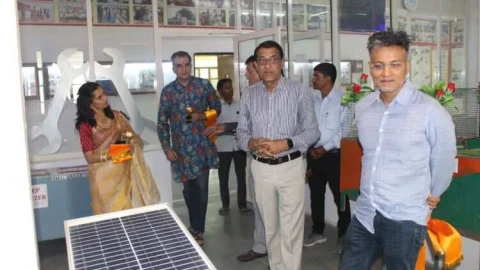 प्रसिद्ध उद्योगपति पीयूष माहेश्वरी ने किया SMTI कैम्पस का अवलोकन