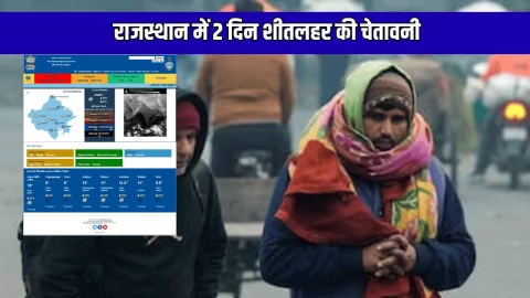 Rajasthan Weather Update : राजस्थान में तेजी से गिर रहा है तापमान, 2 दिन शीतलहर की चेतावनी, कई शहरों में ओस जमी, इस दिन से बारिश के आसार