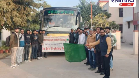 SMTI के 24 प्रशिक्षणार्थी मानेसर ऑन-जॉब ट्रेनिंग के लिए रवाना