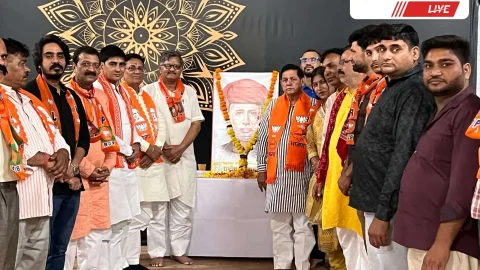 भाजपा ने मनाई ज्योतिबा फूले जयंती