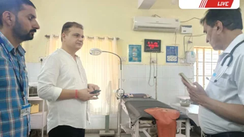 सीकर में लू से बचाव और चिकित्सा व्यवस्था का निरीक्षण
