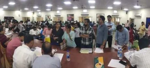 अस्थाई चिकित्सा अधिकारी बनने के लिए योग्य अभ्यर्थियों ने दिखाया जोश