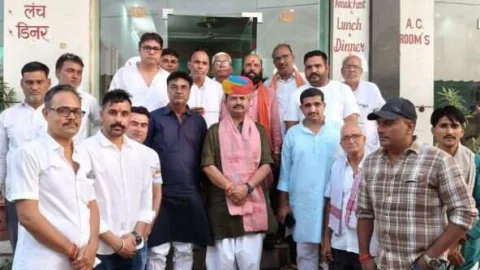 भाजपा कार्यकर्ताओं ने किया प्रदेश महामंत्री श्रवन सिंह बगड़ी का स्वागत