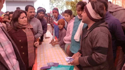 ग्राम पंचायत दयाल की नांगल कैंप का जिला कलेक्टर ने किया अवलोकन