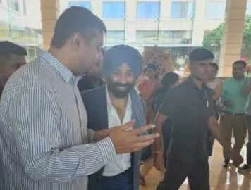 महरिया ने की फिल्म अभिनेता सन्नी देओल से मुलाकात