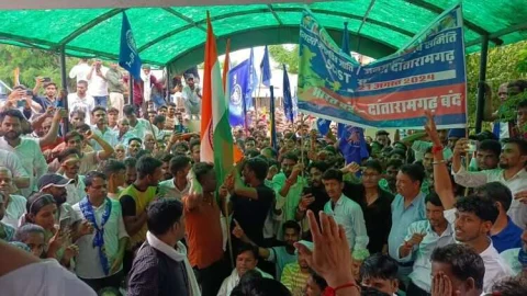 दांतारामगढ़ बंद रहा रैली निकाल कर ज्ञापन सौंपा