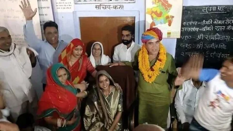 पालिका अध्यक्ष कोमल शेरावत ने किया पद ग्रहण