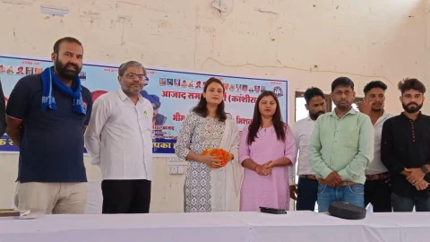 आजाद समाज पार्टी महिला मोर्चा जिलाध्यक्ष अल्का राठी का झुंझुनू में हुआ स्वागत