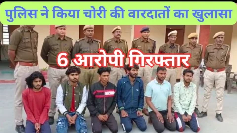 Video News – पुलिस ने किया चोरी की वारदातों का खुलासा