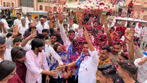 कांग्रेस लोकसभा प्रत्याशी राहुल कस्वां के समर्थन में युवा सांसद-युवा चौपाल कार्यक्रम आयोजित