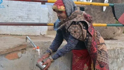 गांवों में घर-घर जल पहुंचने का कार्य हुआ पूरा