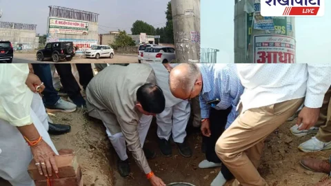 Jhunjhunu: MLAभाम्बू ने चलाई करनी, अपेक्षा: काम पूरा करके ही रुकेगी करनी