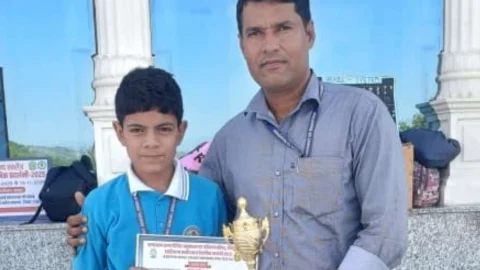 हेमन्त चाहर राज्य में प्रथम, राष्ट्रीय विज्ञान मेले के लिए चयन