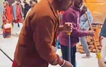 सिद्ध पीठ सालासर मंदिर स्वच्छता अभियान की शुरुआत