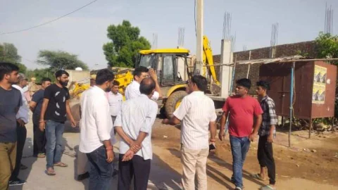 दांतारामगढ़ उपखण्ड अधिकारी ने भू माफियाओं पर की त्वरित कार्रवाई