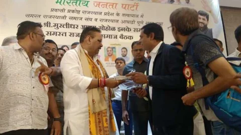 जाने माने उधोगपति तुनवाल के नेतृत्व में शेखावाटी के प्रवासी मिलें मुख्यमंत्री भजनलाल शर्मा से