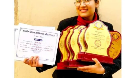 बलारां की लाड़ो ने जीते कालेज में आठ पुरस्कार