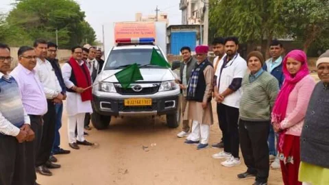 मोबाइल वैटनरी वैन से पशुधन का घर बैठे होगा इलाज – महर्षि