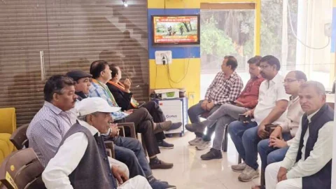 झुंझुनूं में भाजपाइयों ने सुनी मन की बात