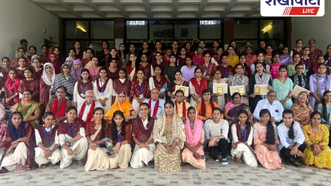 मलसीसर में विप्र फाउंडेशन ने 20 छात्राओं को किया सम्मानित